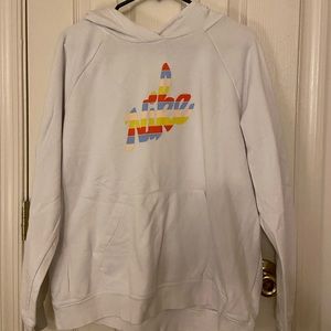 White Nike hoodie